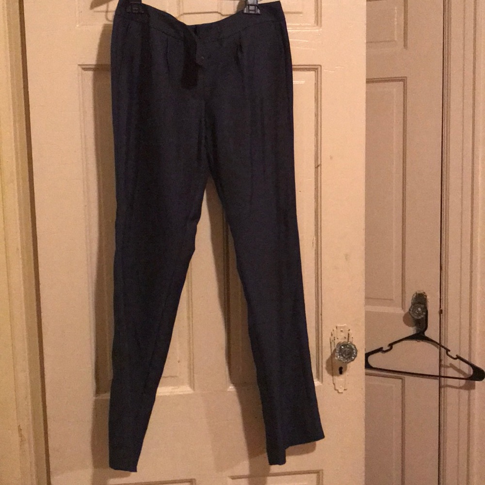 Navy blue dress pants size8